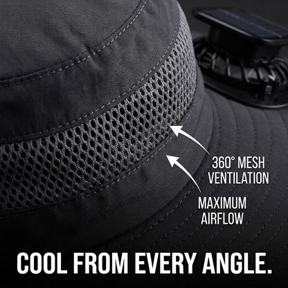 SolBreeze AirHat™ | Solar Powered Hat