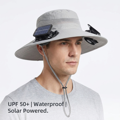 SolBreeze AirHat™ | Solar Powered Hat